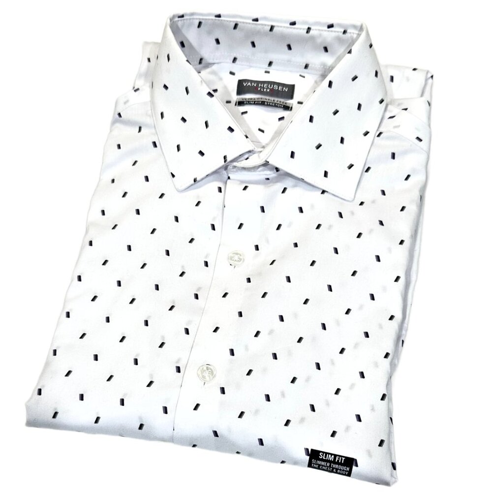 Van Heusen Men's Long Sleeve Dress Shirt | Small | NWT